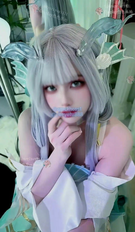 月野兔 qmcxhcos 美少女西施游龙清影cosplay，露脸口交足交 【1V 1.81GB】