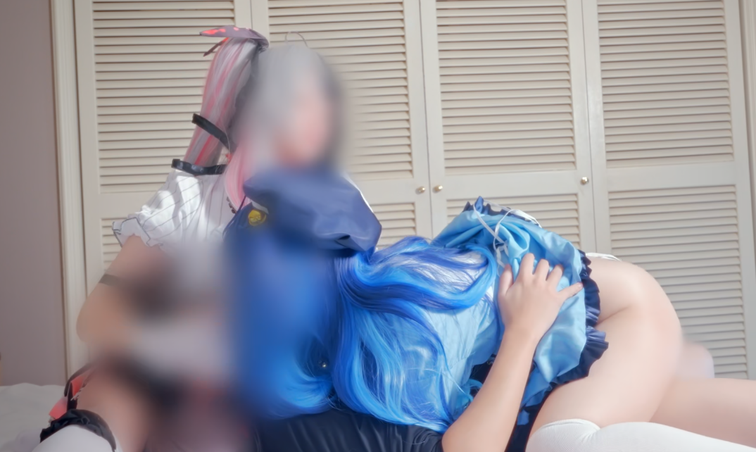 cosplayBunBun系列 - 夜见蕾娜✘天宫心 Cosplay 【1V1.04G】