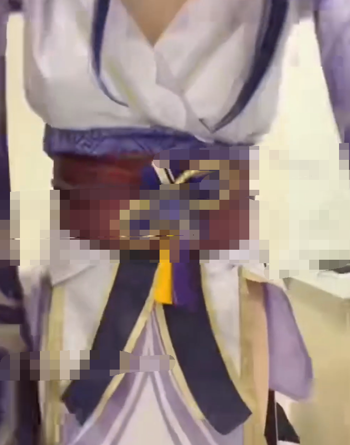 咩咩 雷电将军Cosplay 【1V208M】