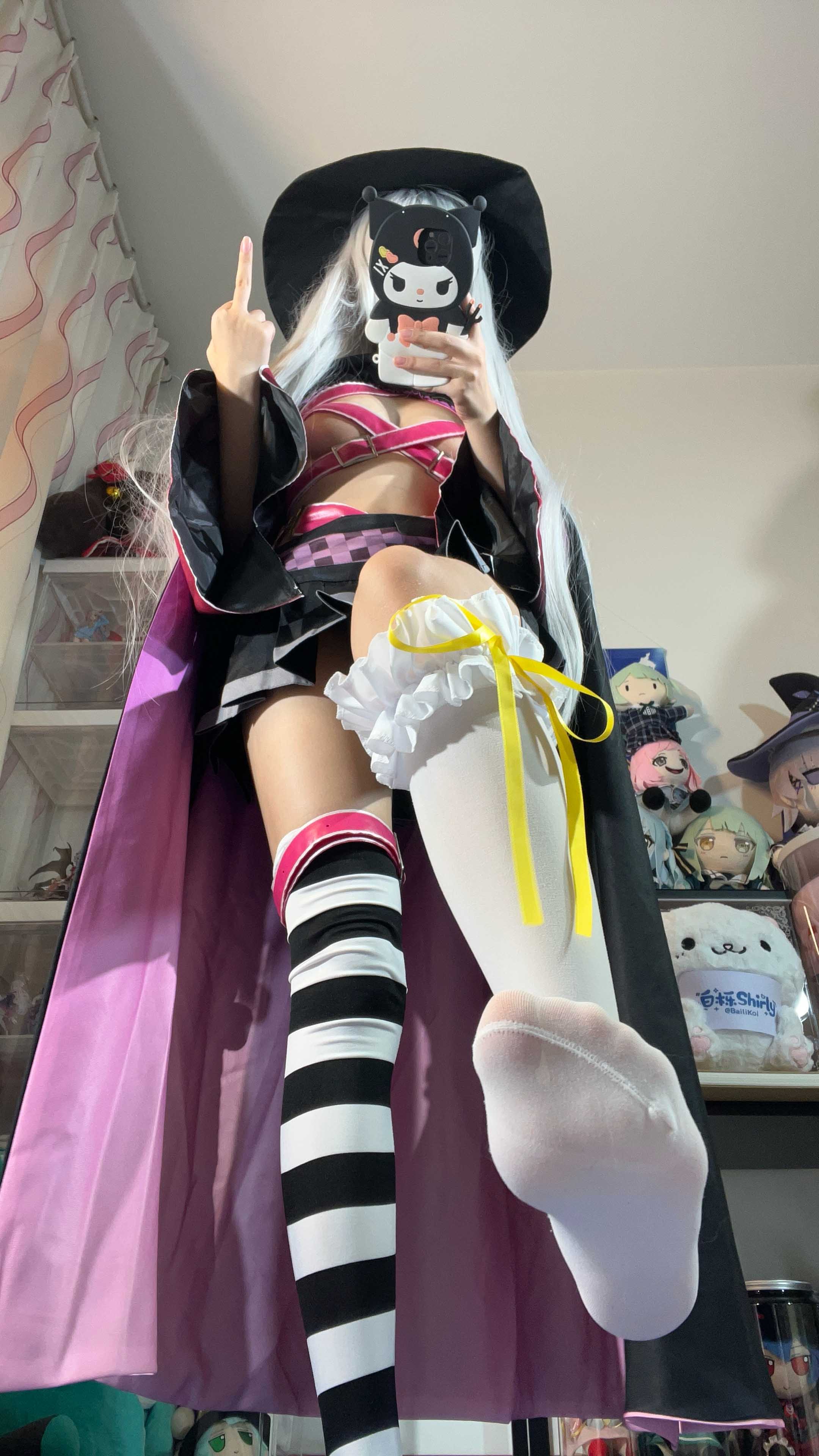 【新-原版】白栎Shirly-宁宁魔女【128P+24V】【6.2GB百度云】