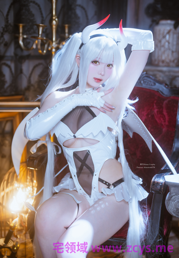 霜月shimo - Blanc Demon 【21P46M】