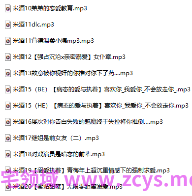 王稀饭 18+音频合集 797M百度盘