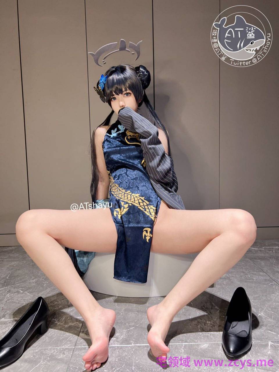 【完整版】AT鲨-妃咲旗袍【90P+3V】【24.6MBpikpak云盘】