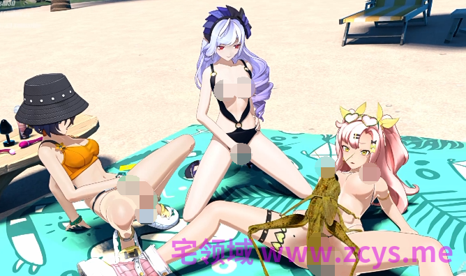 [Eroshi3D] 26年4月30日 绝区零好姐妹一起来沙滩虫奸 Belle, Nicole &amp; Vivian – Beach Party[740M]