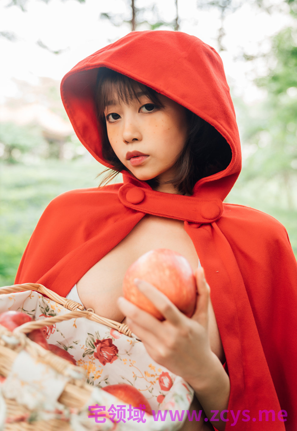 奈汐酱nice - 大红帽 【31P2V277M】