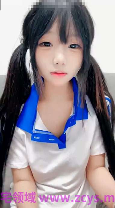 不知名可爱双马尾萝莉自慰