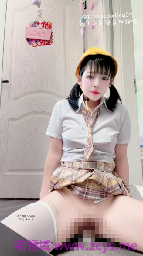 兔宝大人 单购 jk制服白丝小黄帽 模拟口交 蹲姿弹力插 揉胸诱惑 多姿势自慰 【1V 302MB】