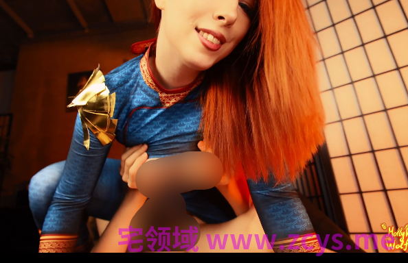欧美极品cos女神-红狼莫莉（mollyredwolf）-新  祖国人（1V,2.35G）