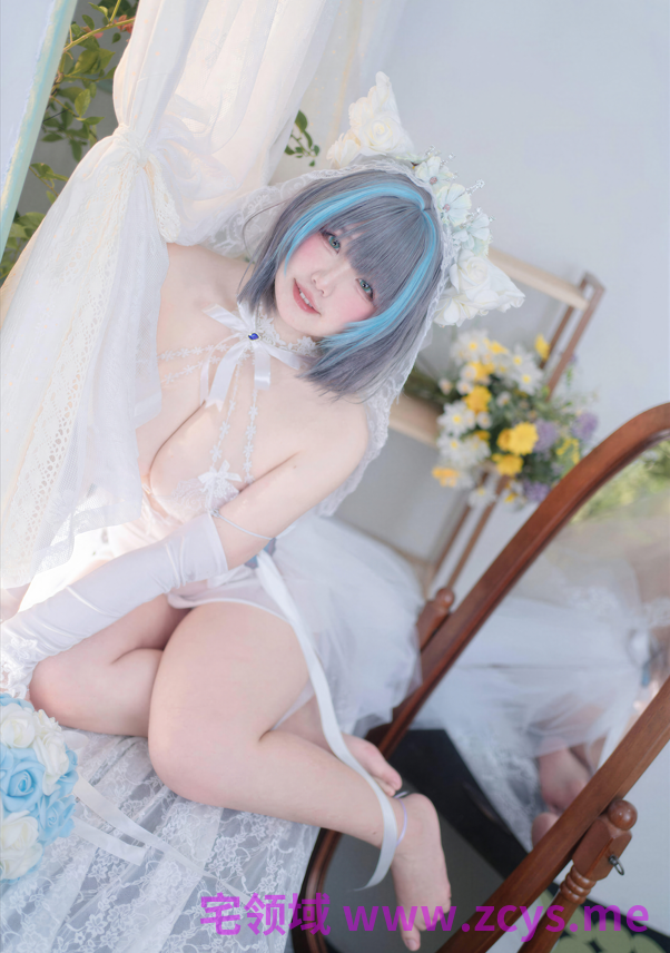 阿半今天很开心 - 碧蓝航线 柴郡誓约花嫁 【130P4V1.29G】