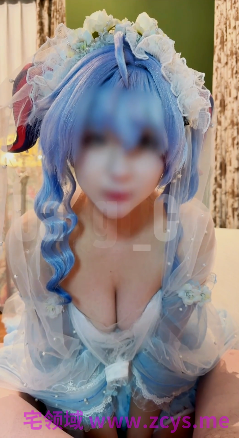 usagi_cac 「主人的命令是绝对的」 甘雨花嫁cosplay做爱【792M】