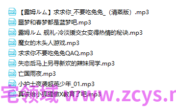 NO.2037 露姆ルム 舔耳中文剧情小合集 9A