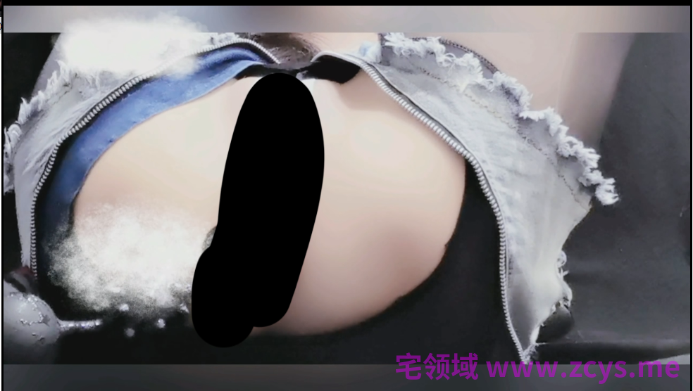 【新】睡觉的美少女-拉链牛仔短裤开档黑丝玩菊【4V】【1.65Gpikpak云盘】