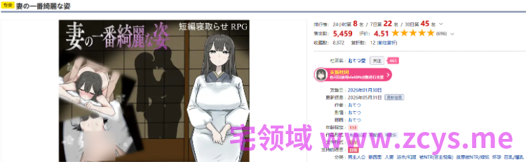 【日式RPG】妻の一番綺麗な姿 Ver3.0 机翻汉化版