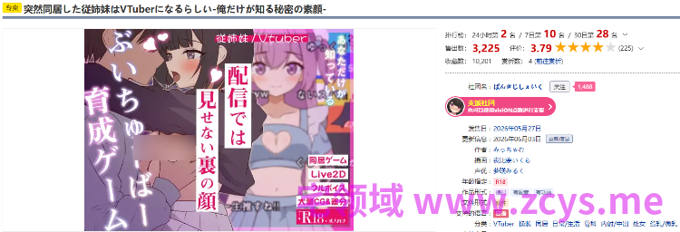 【互动SLG】突然同居した従姉妹はVTuberになるらしい-俺だけが知る秘密の素顔-Ver1.06 DL版[生肉]