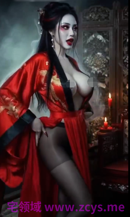 AI真人短剧 女鬼幽魂 梦见和一个美艳的女鬼激情![550M]