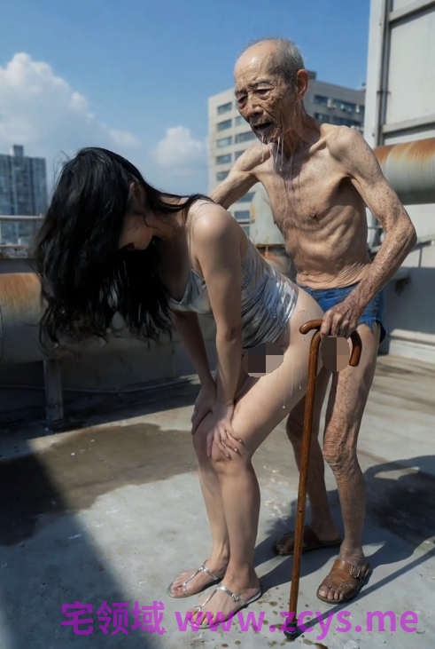 老头与少妇，老头得了老年痴呆，少妇为了让老头恢复记忆和老头在天台做爱[680M]