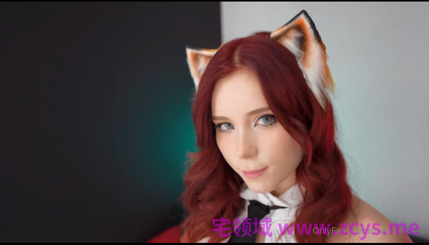 Sweetiefox 猫耳娘黑丝OLCosplay【701m】