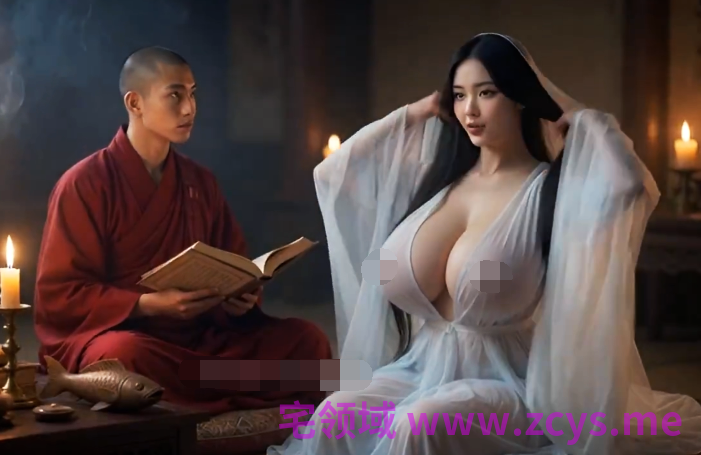 巨乳妖狐 白纱半透入寺，巨乳诱高僧破戒[570M]