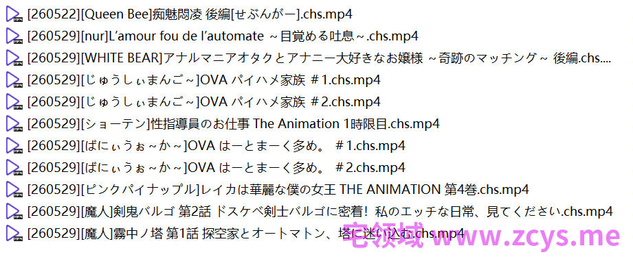 2026年05月里番合集 【11v 11.58gb】