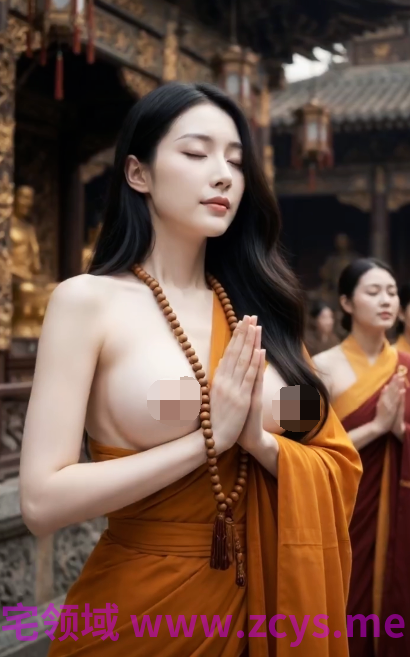 AI真人视频佛寺妙女[300M]