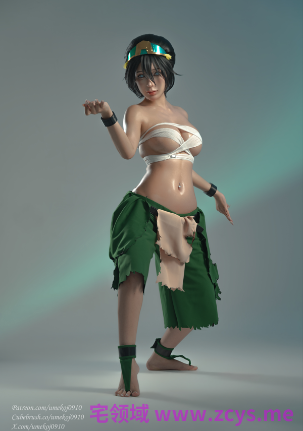 Umeko J - 26.6月新版 降世神通 北方拓芙 Toph Beifong【88P8V1.44G】