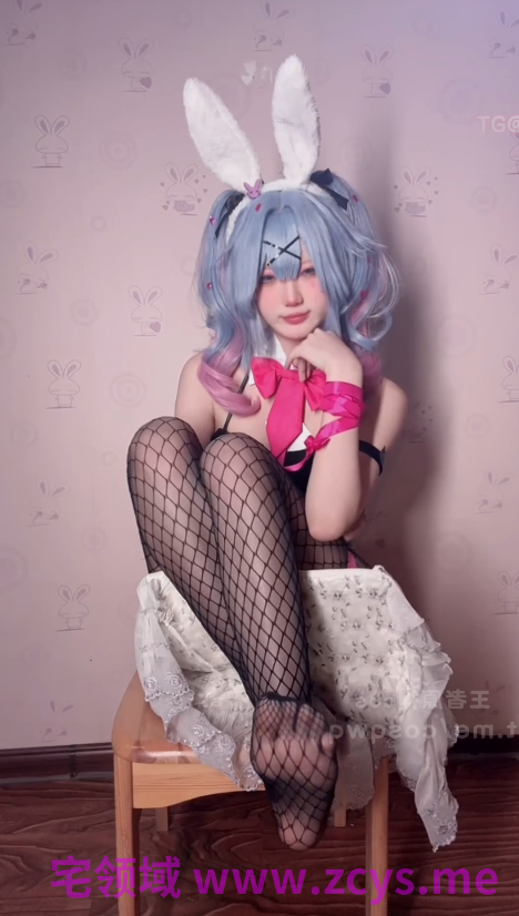 长腿萝莉 水银 cos兔子洞初音未来3v207m