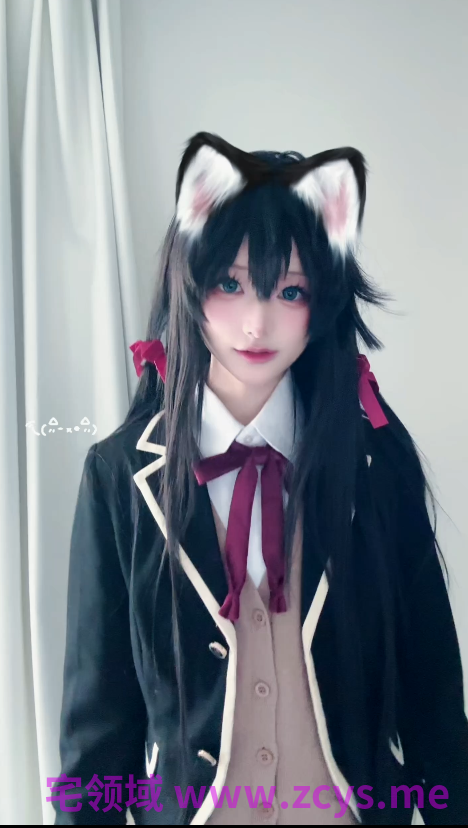 幼愛youmeko - 我的青春恋爱物语果然有问题 雪之下雪乃 JK制服 【23P 3V 134MB】