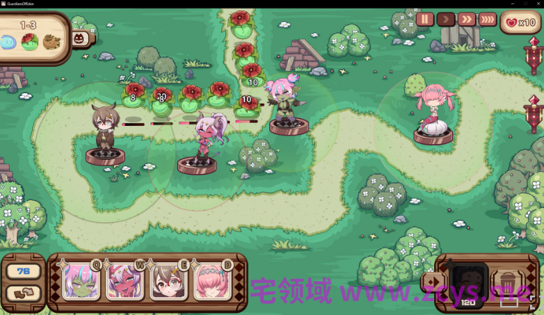 【养成塔防SLG】伊甸守护者-密林之拥 Ver1.9 Steam官方中文步兵版