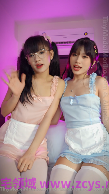 tinymodelmoriko 萝莉百合 女仆Cosplay【345m】