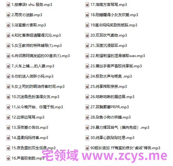 是酥桃susu哒 18+音频合集 31A  972M百度盘