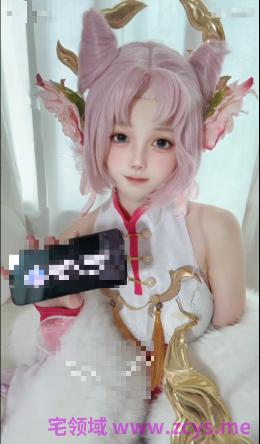 少萝砂糖 定制 cos王者荣耀嫦娥 拒霜思+嫩逼圆奶双眼皮女大 2V415M P盘