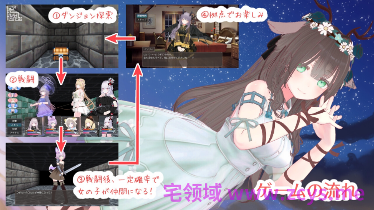 【日式RPG】蜜宵のファミリア Ver1.00 AI汉化版[新作]