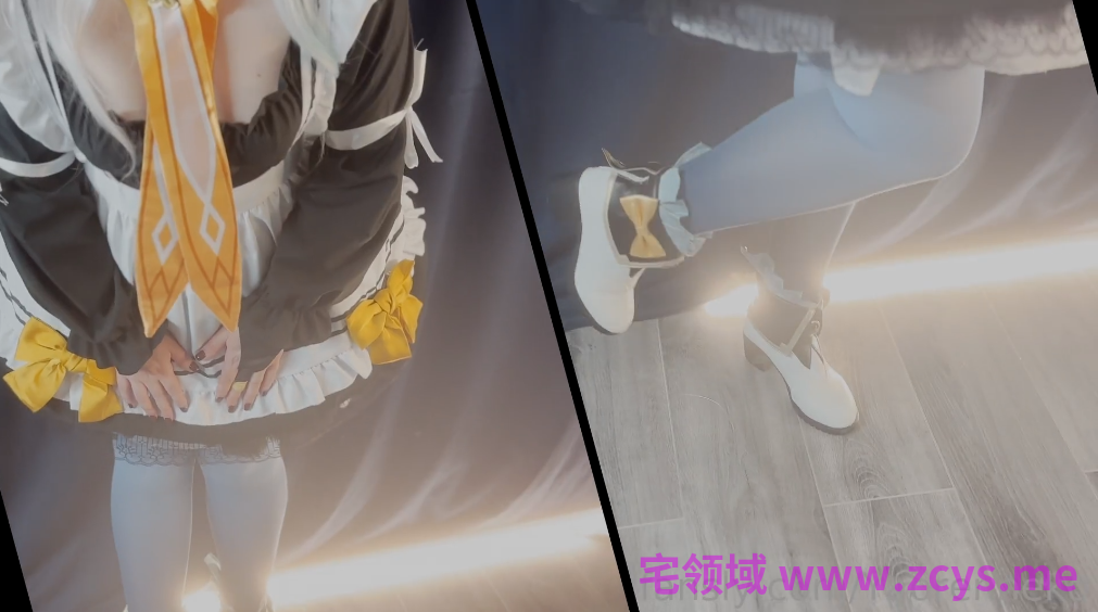 足控福利姬  yaorenneko  女仆流萤 足交口交射脚上