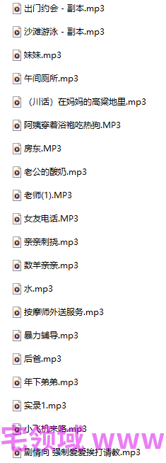 白水静香 18+音频合集 20A 331M百度盘