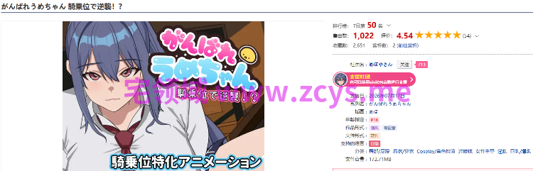 【互动SLG】がんばれうめちゃん 騎乗位で逆襲 DL版[新作][生肉]