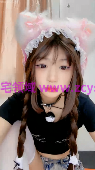 【狗狗萝莉】极品白丝猫耳小萝莉 【2v】
