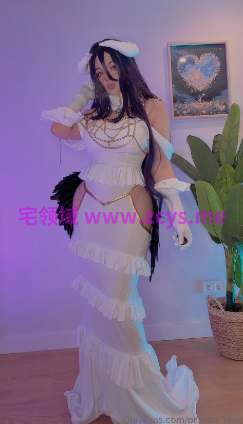 欧美大奶Coser【HidoriRose】Cosplay 雅儿贝德 白丝大奶 肉棒口交 中出自慰 【1V 1.23GB】