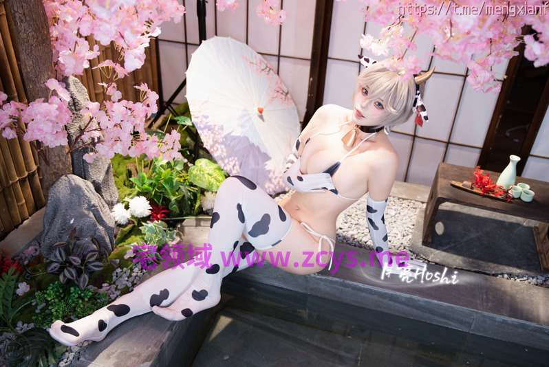 月亮hoshi - 6月舰长 奶牛泳装+小僵尸+伊莱格泳装 [46P]979m