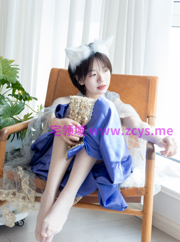 [BoBoSocks袜啵啵] NO.722 小甜豆 白丝蓝色汉服小狐娘 【167P1V6.67G】