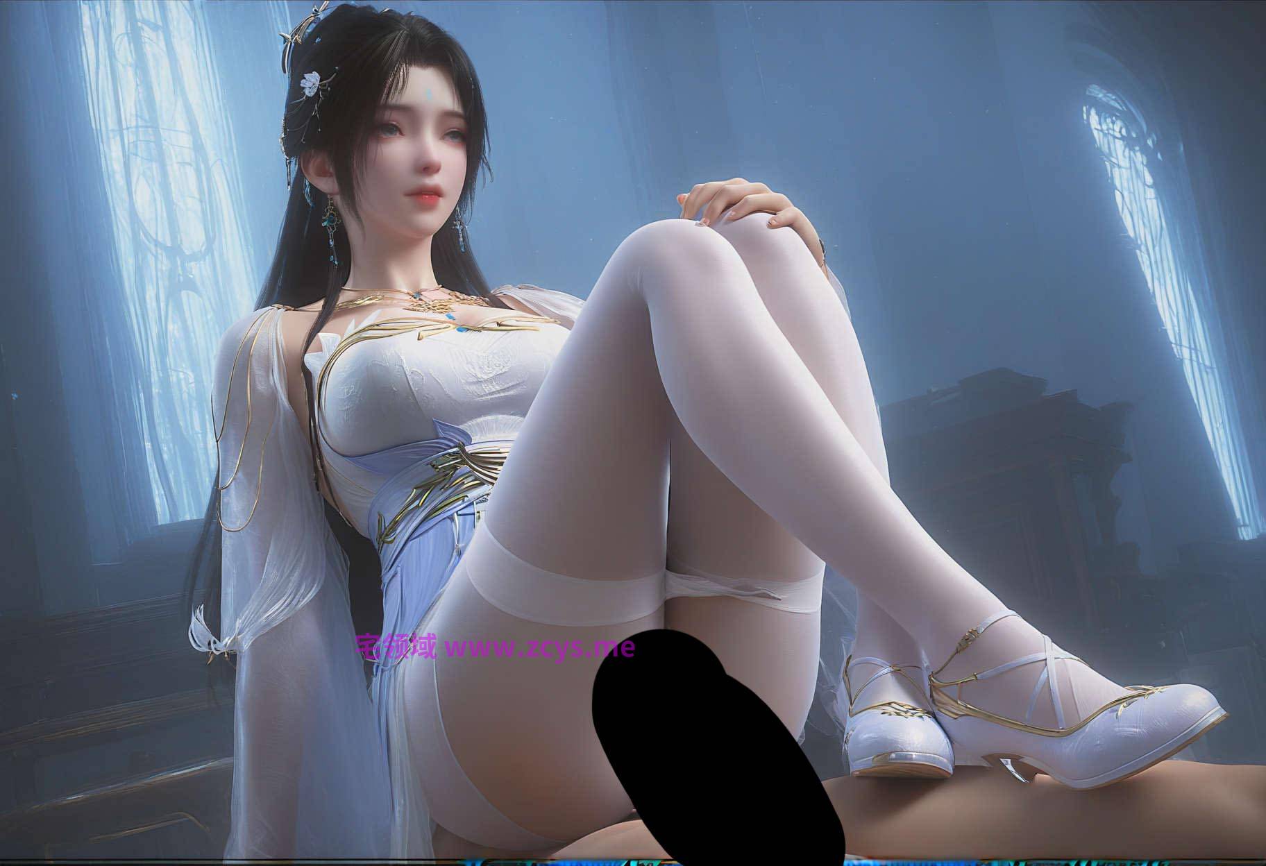 [AI动漫]（搬运至260813）完美世界-清漪 黑灰白丝【159P】【412MB百度云】