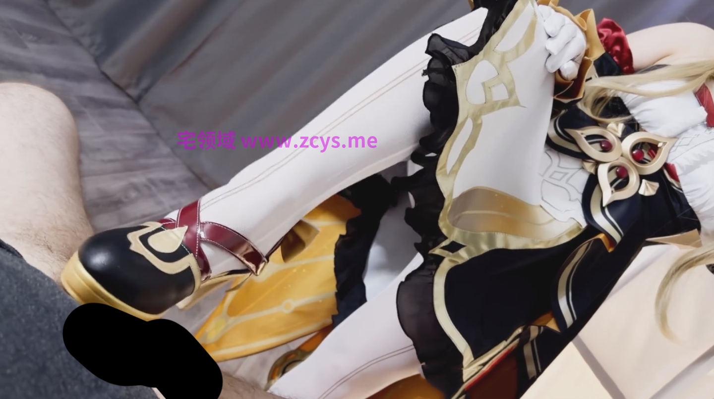 【新-足控】yaorenneko-原神cos，旅行者用桑多捏的木偶狱卒足交也是很新奇の体验呢【1V】【442MBpikpak云盘】