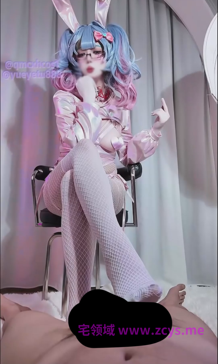 【新-足控】月野兔-自设兔子洞cos，初音准备的周年礼物是好好奖励粉丝足交，小弟弟瘦不了了【1V】【519MBpikpak云盘】
