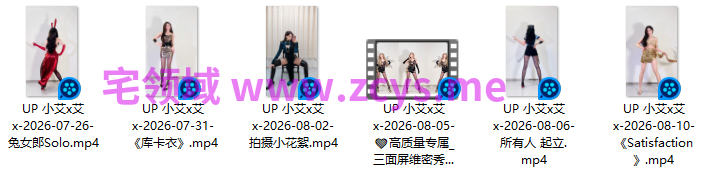 NO.3052 B站 小艾x艾x 充电舞蹈至8.10 6V 1.60G